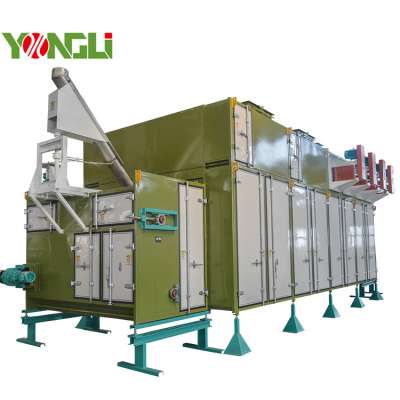 Circulating hot air system fish feed pellet dryer for farm machinery